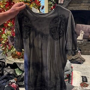 Affliction Men's Black Graphic T-Shirt